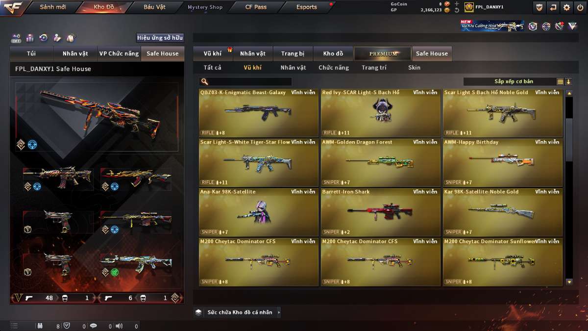 shop acc cf uy tin gia re